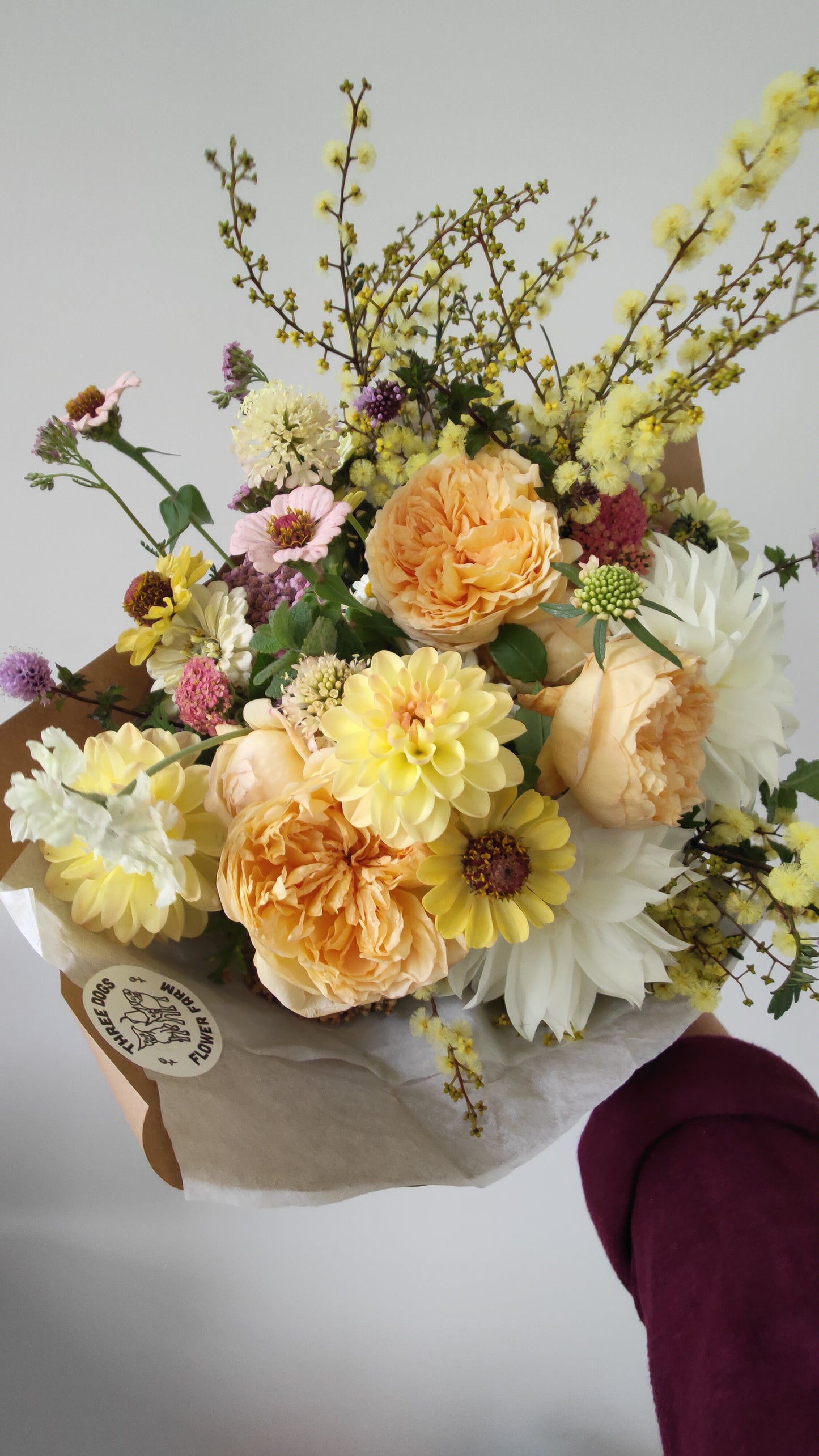 Hand-tied Bouquet of Earth-friendly Flowers