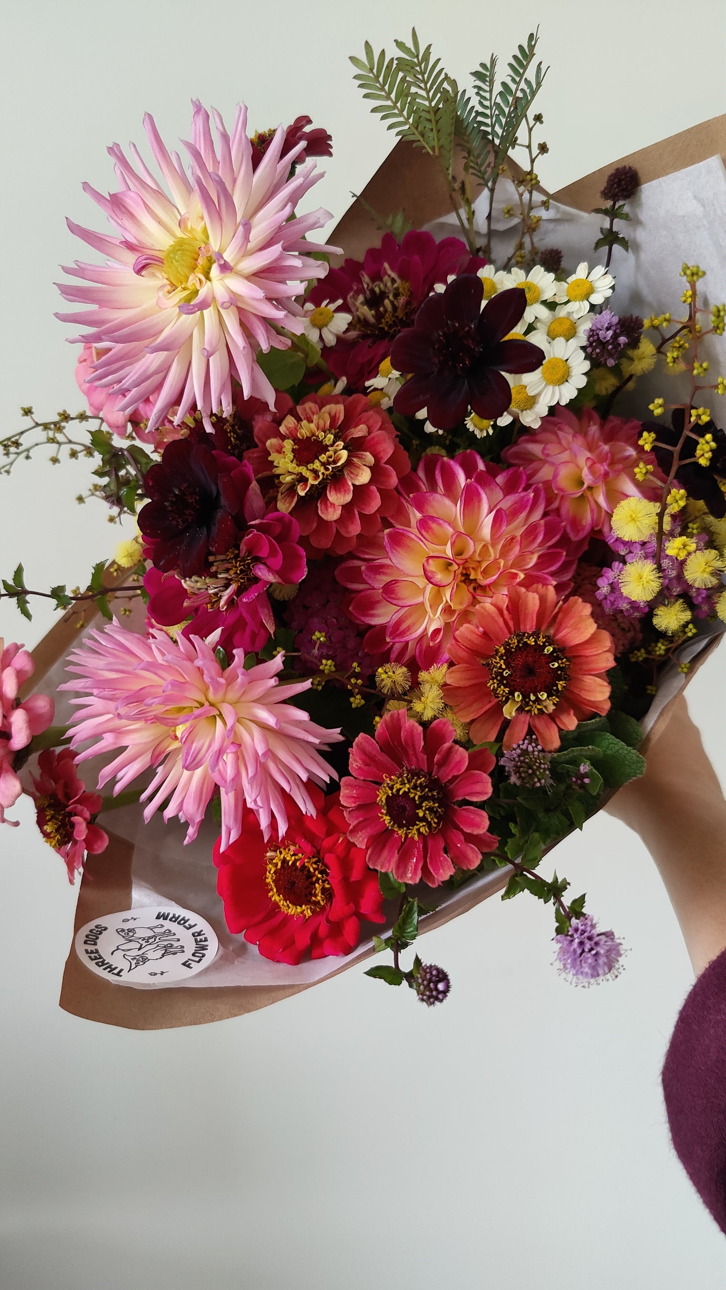 Hand-tied Bouquet of Earth-friendly Flowers